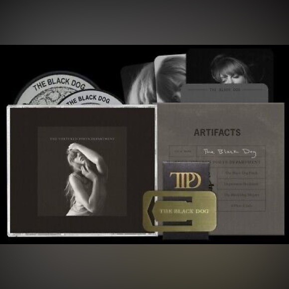 The Tortured Poets Department Collector’s Edition Deluxe CD “The Black Dog” - Picture 2 of 5